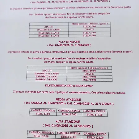 Calcagno Отель *